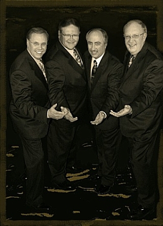 The Gospel Harmony Boys are Clacy Williams, Greg Tingler, Scott Brooks, and Calvin Thompson.